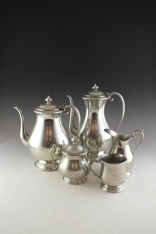 Kirk Pewter Tea Service 