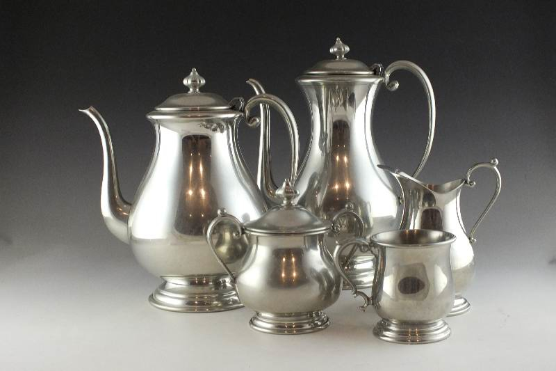 Kirk Pewter Tea Service 