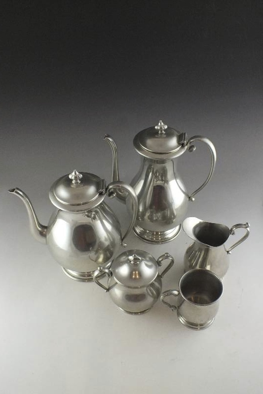 Kirk Pewter Tea Service 