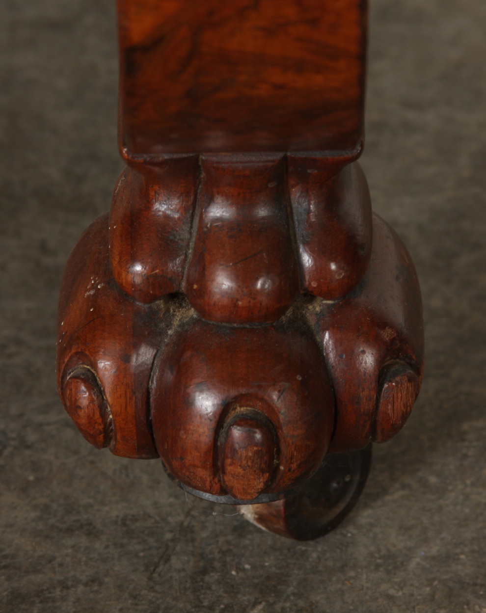 Mahogany Empire Dresser and Mirror