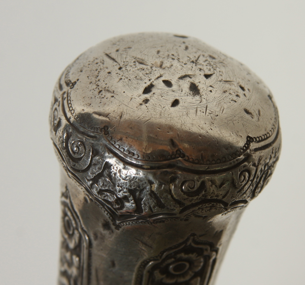 Coin Silver Handled Gent's Cane