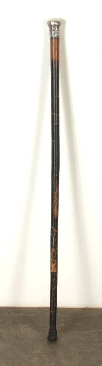 Coin Silver Handled Gent's Cane