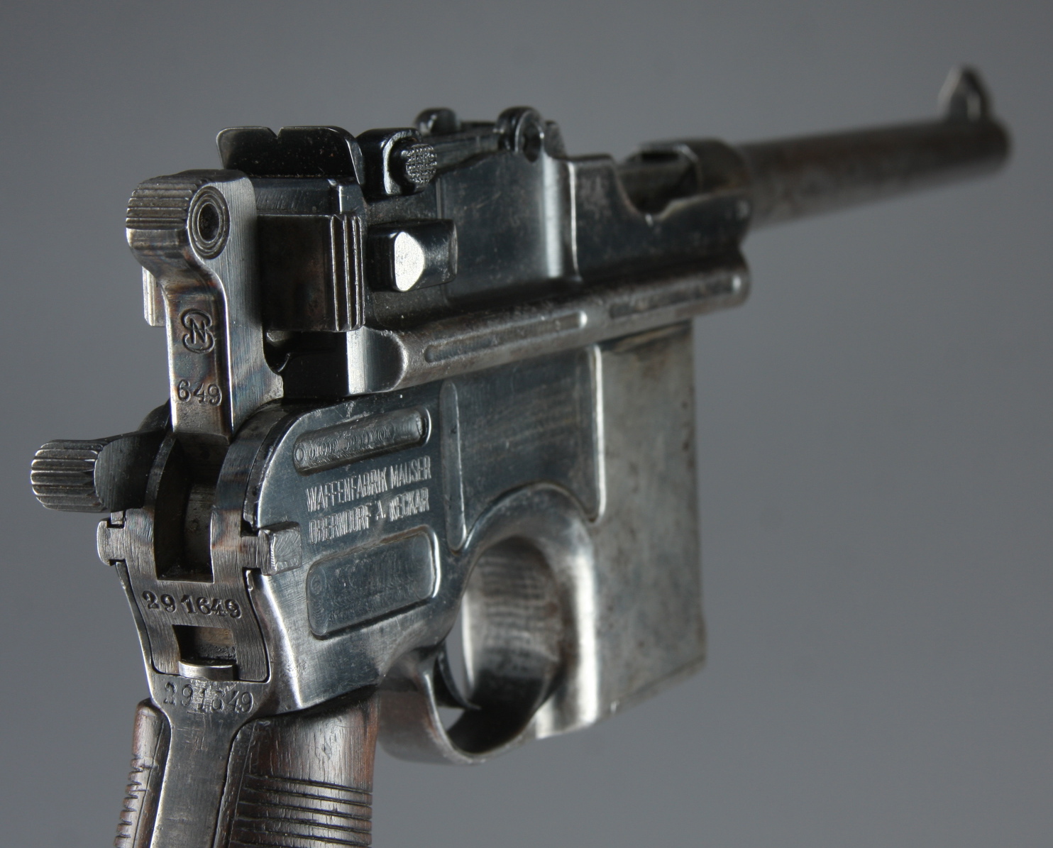 WaffenFabrik Mauser Model C96 Oberndorf Broomstick Pistol