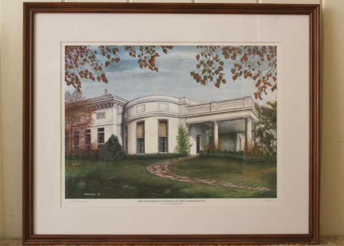 Presidents Office at the White House Print