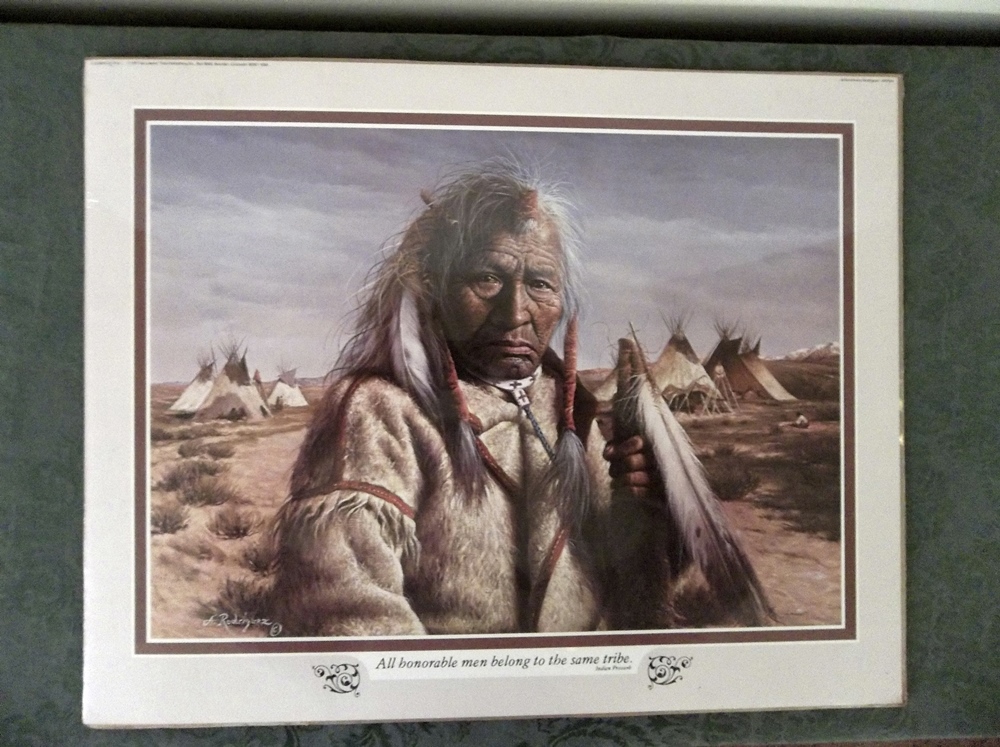 American Indian Print & Figurines