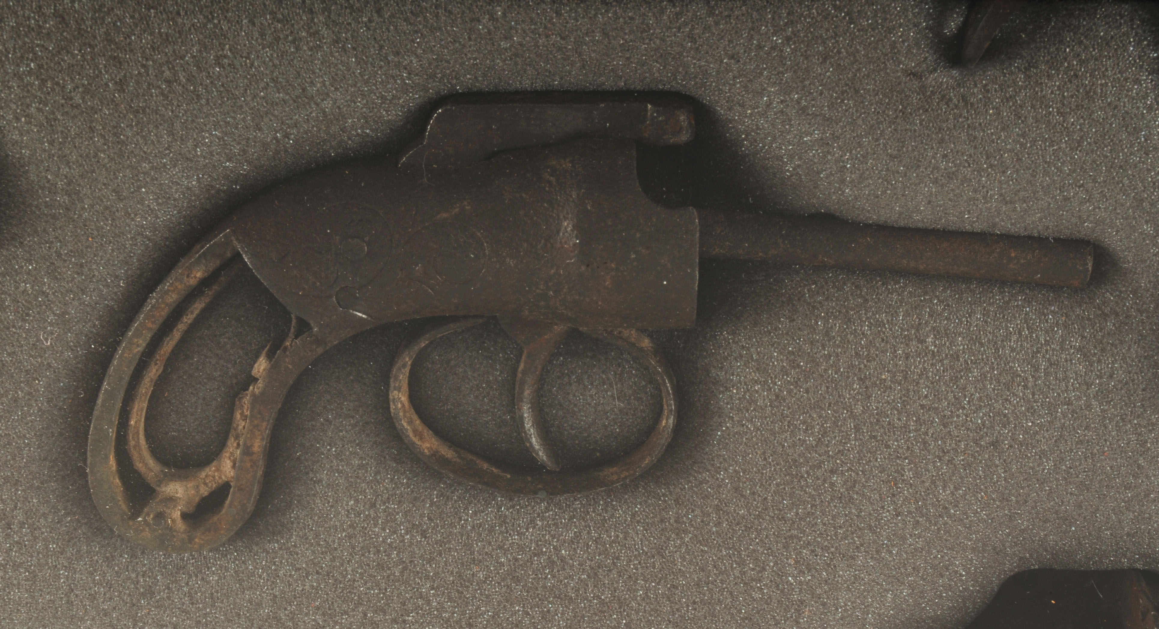 Excavated Civil War Gun Relics