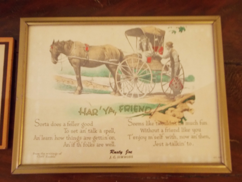 Prints in Vintage Frames