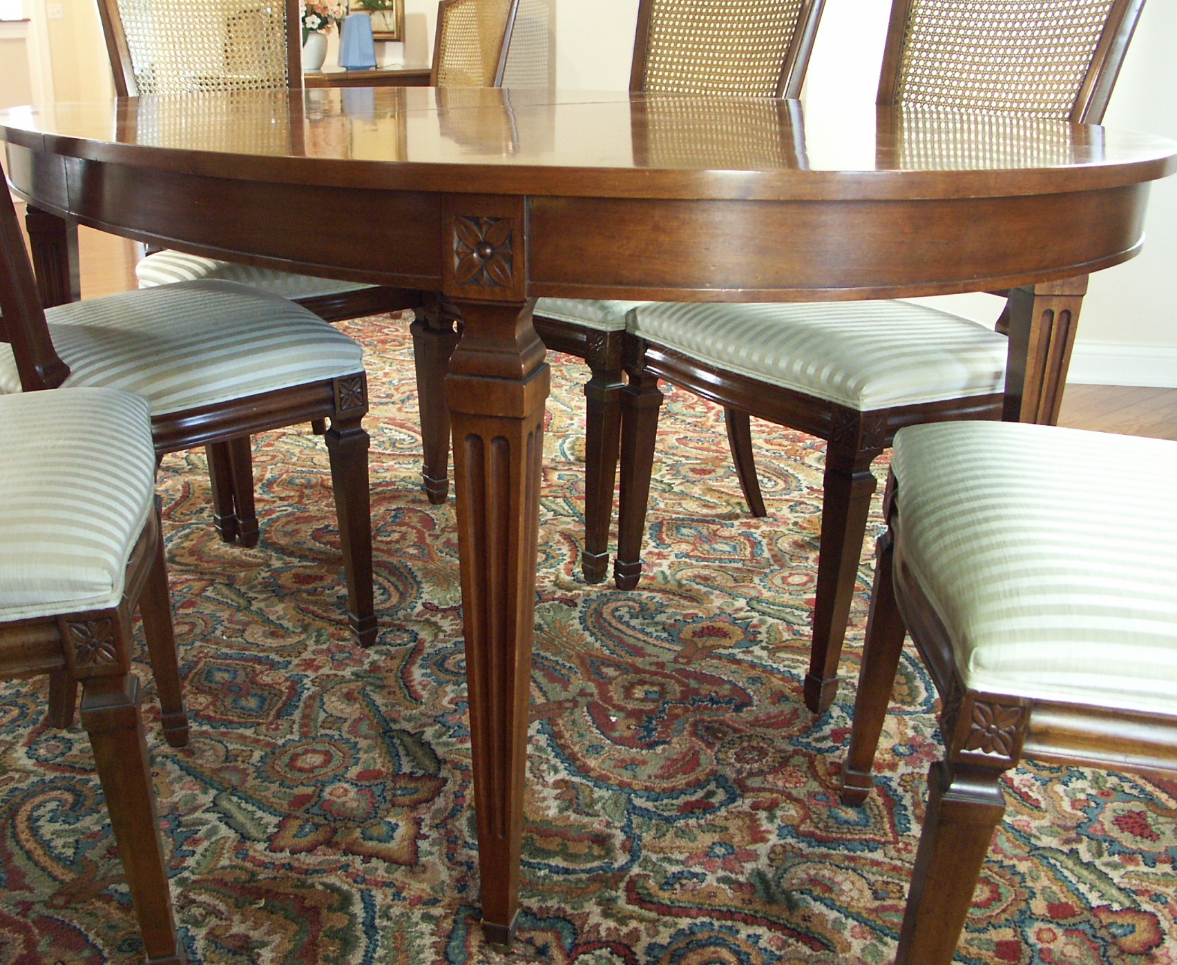 Kindel Furniture Formal Dining Table and 10 Chairs