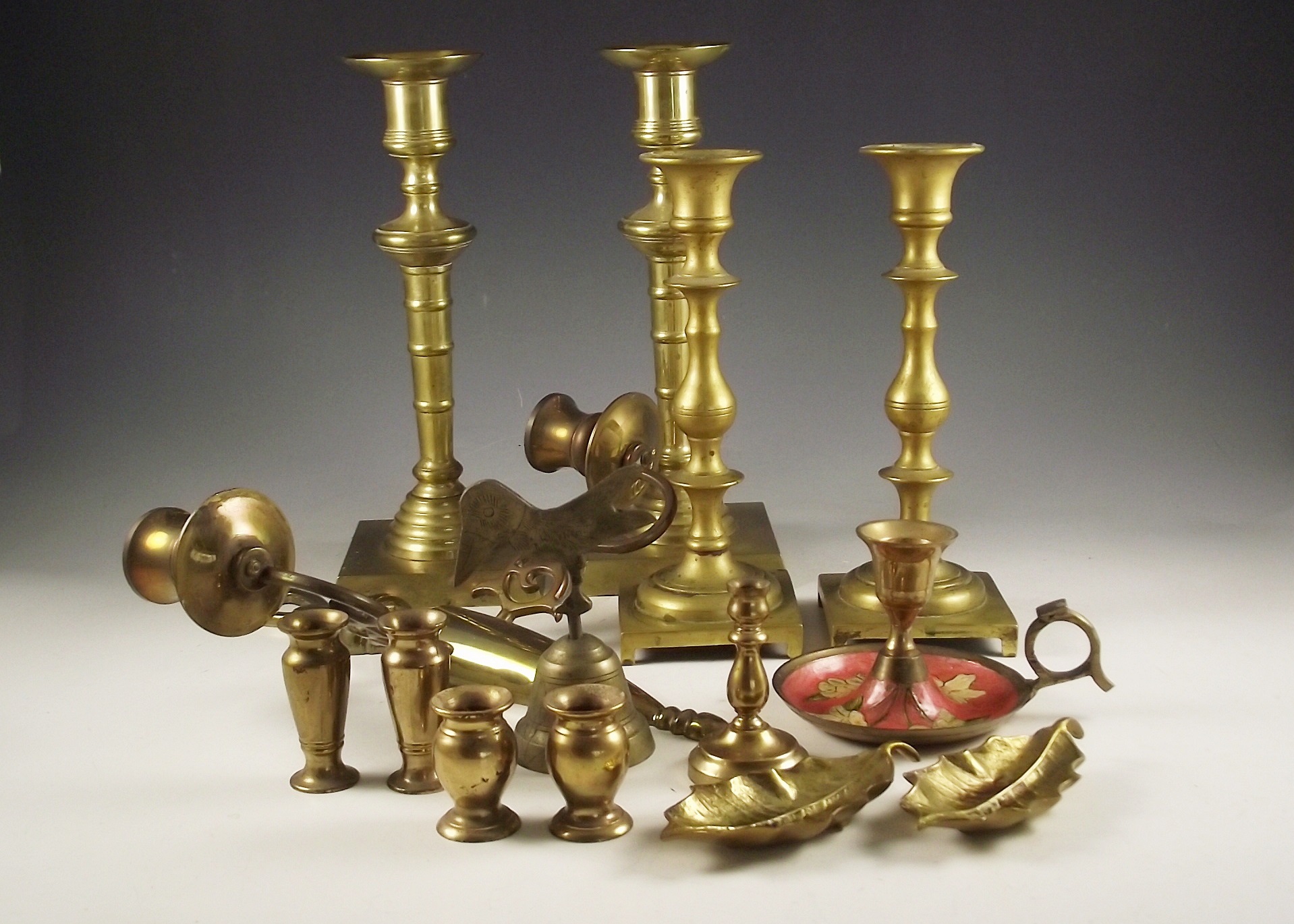 Brass items.