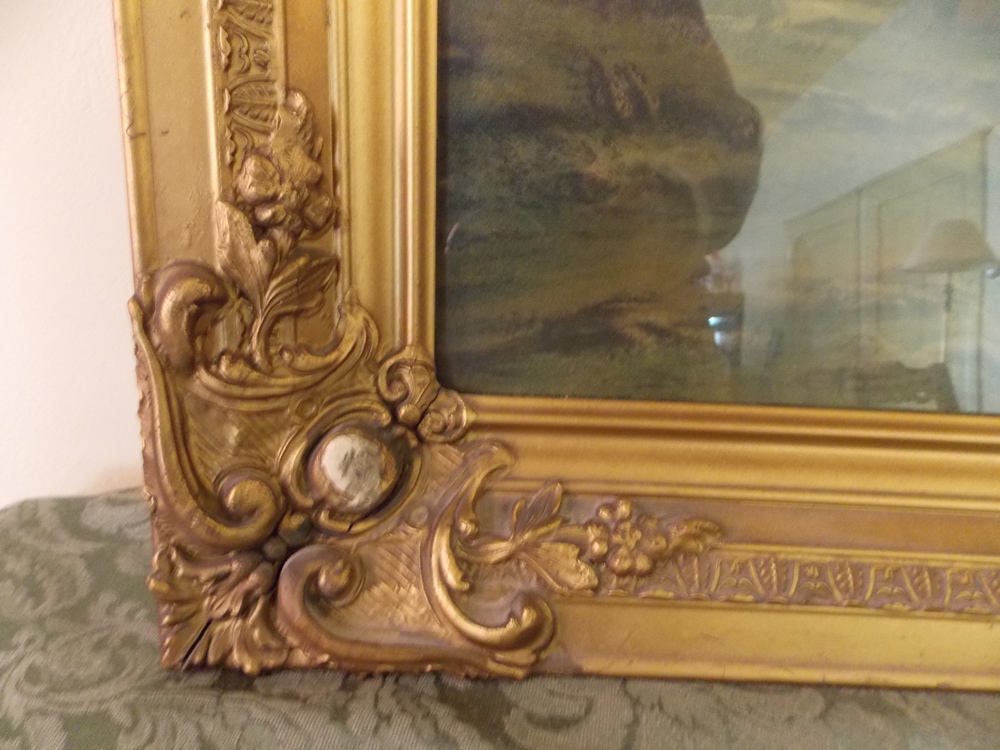 Large Vintage Prints of Wind Mills & River Side