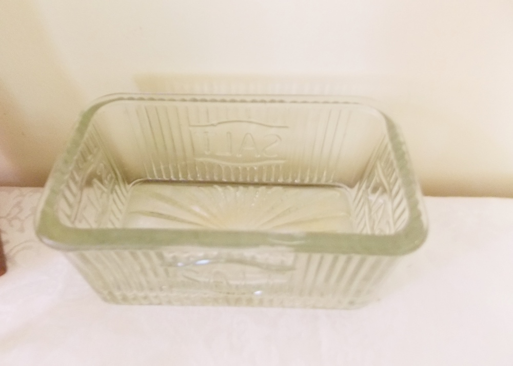 Refrigerator Glass Salt Container & More