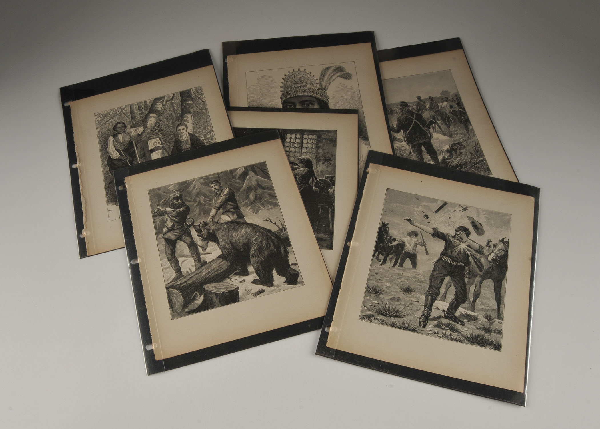 Stanley Berkeley & Other Artist's Antique Book Plates 