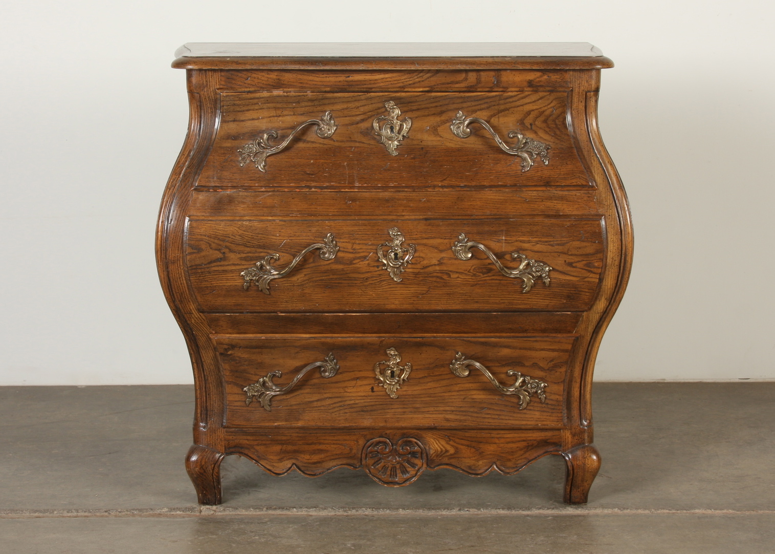 Baker Furniture, Bombe Chest Of Drawers