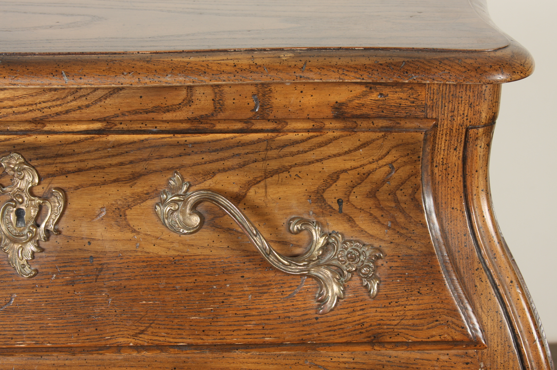 Baker Furniture, Bombe Chest Of Drawers