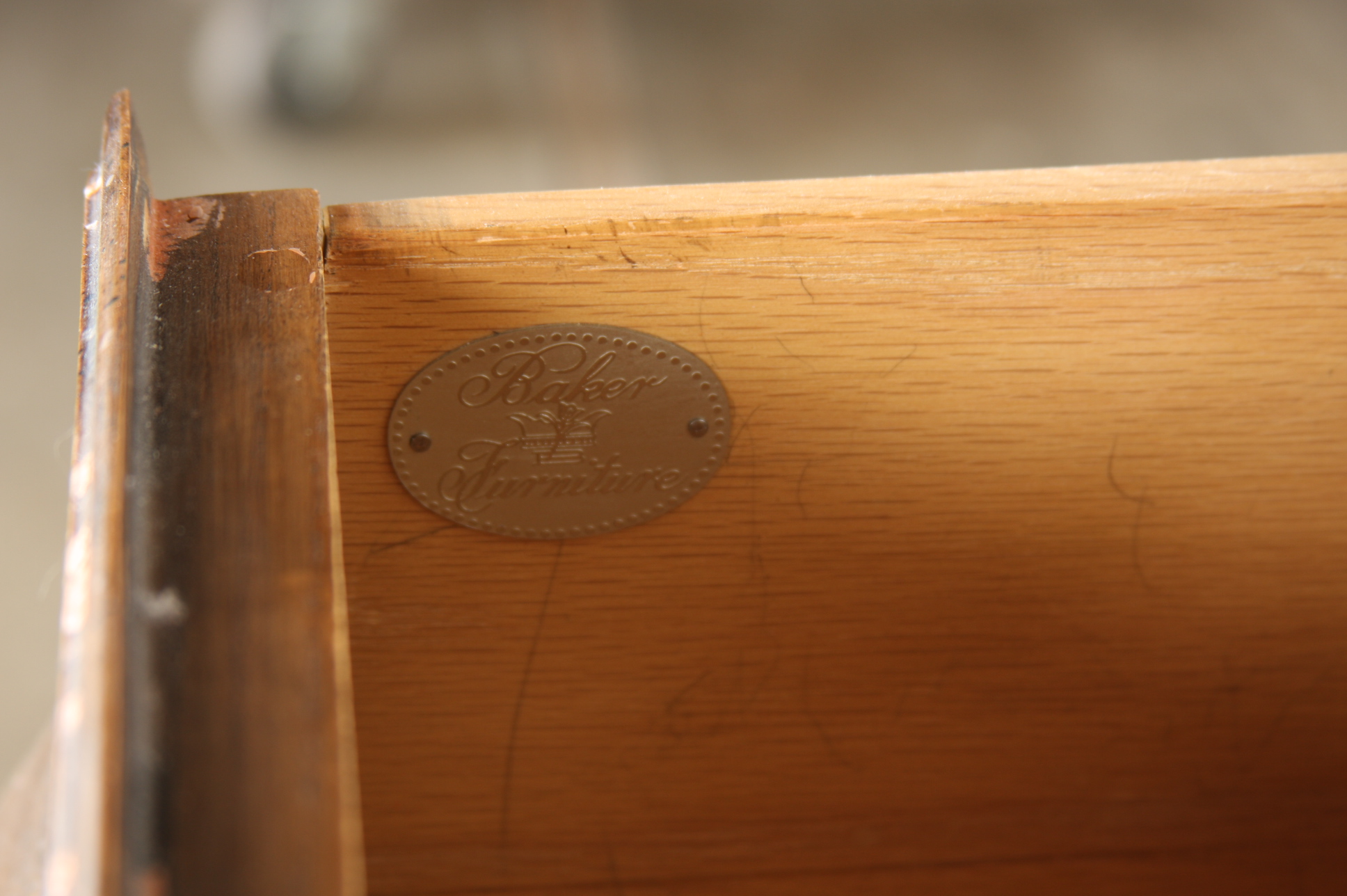 Baker Furniture, Bombe Chest Of Drawers