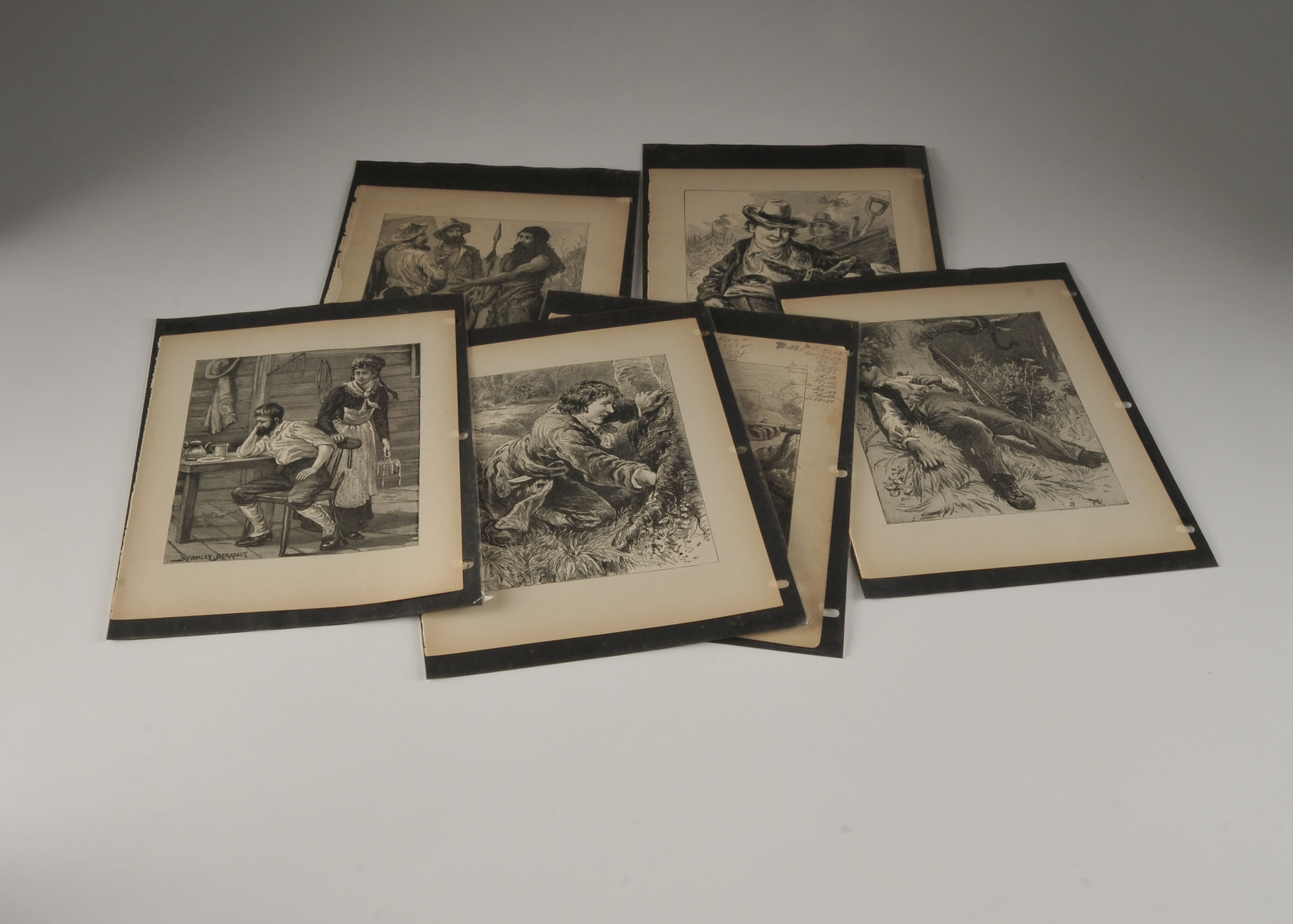 Stanley Berkeley & Other Artist's Antique Book Plates 