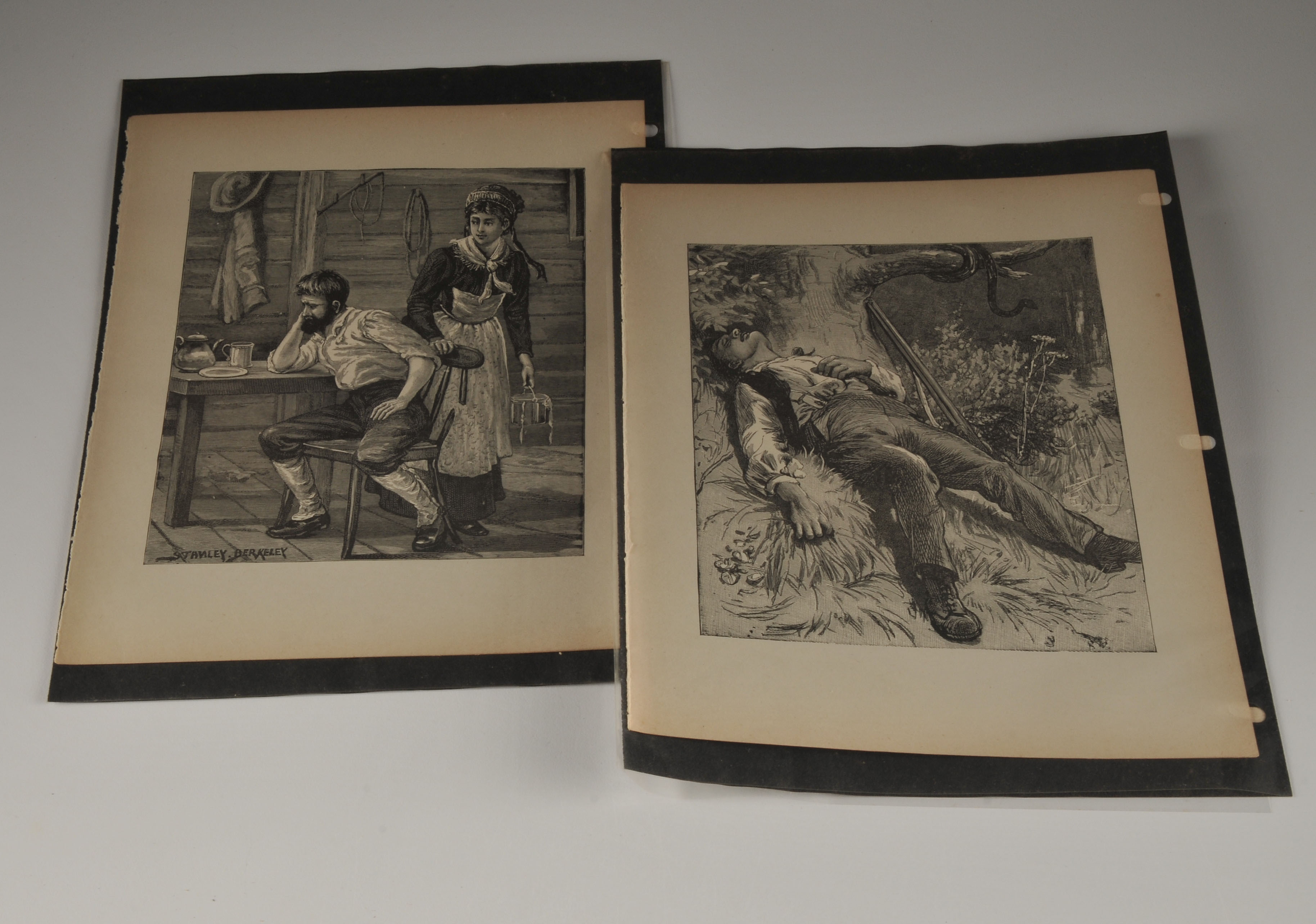 Stanley Berkeley & Other Artist's Antique Book Plates 