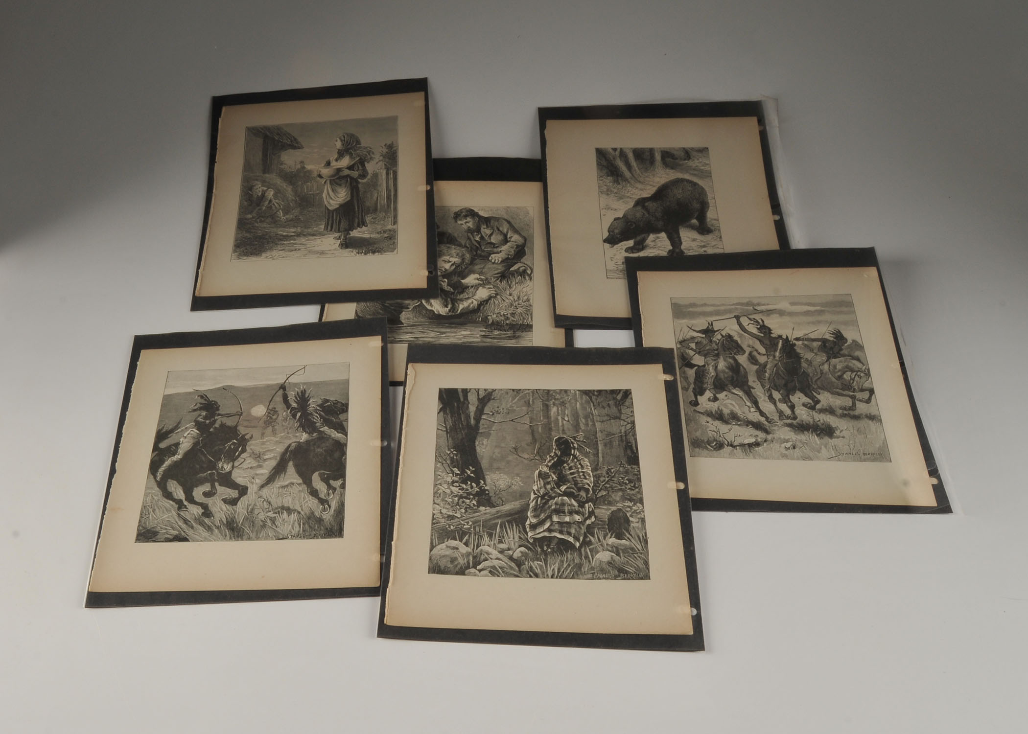 Stanley Berkeley & Other Artist's Antique Book Plates 