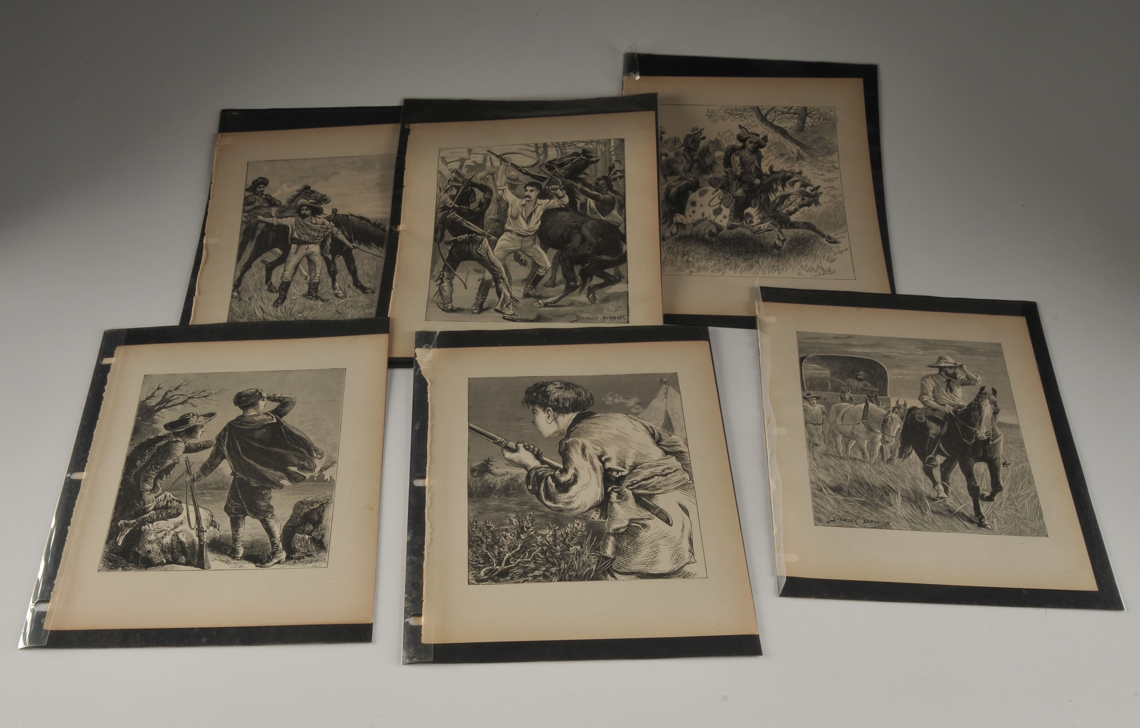 Stanley Berkeley & Other Artist's Antique Book Plates 