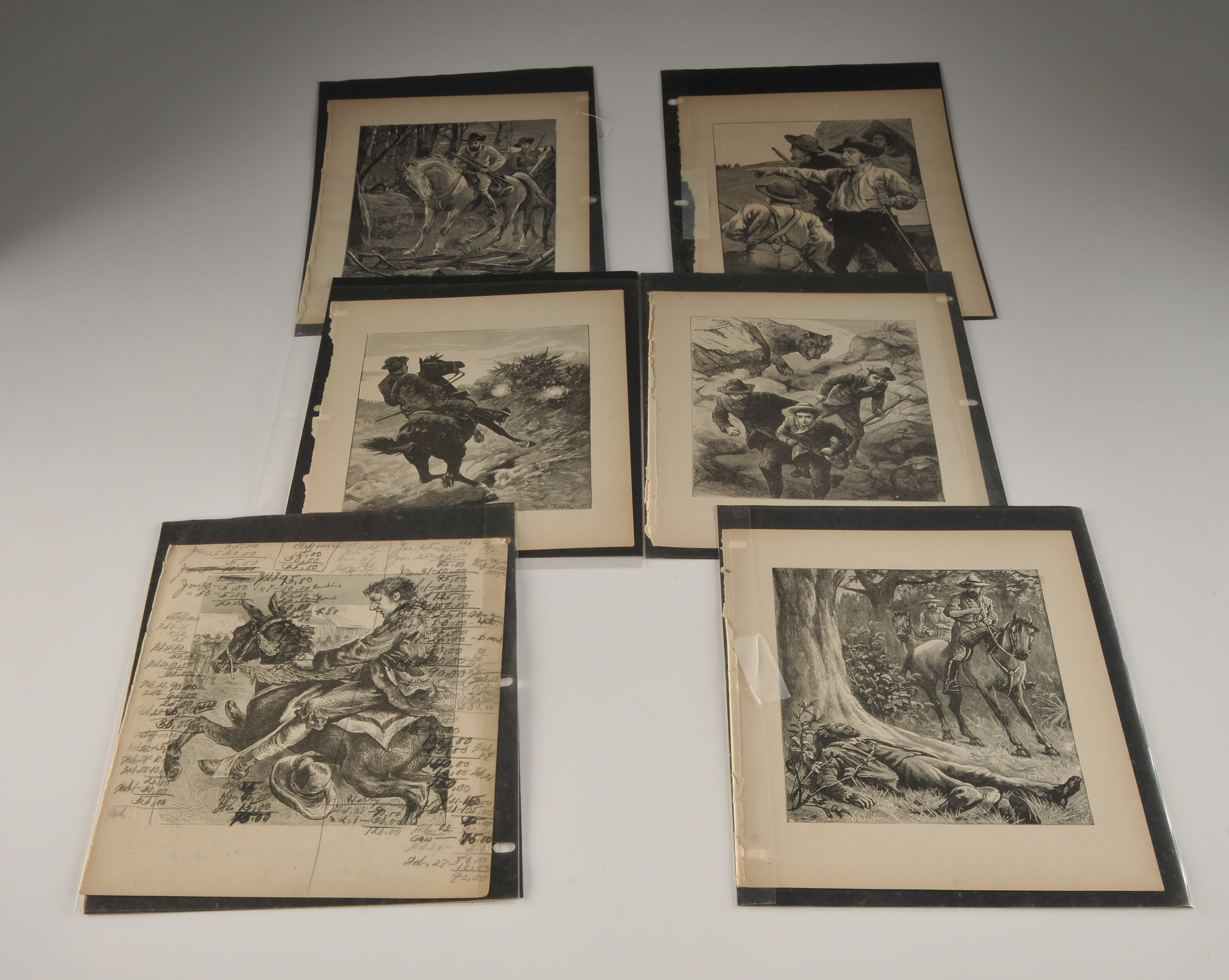 Stanley Berkeley & Other Artist's Antique Book Plates 