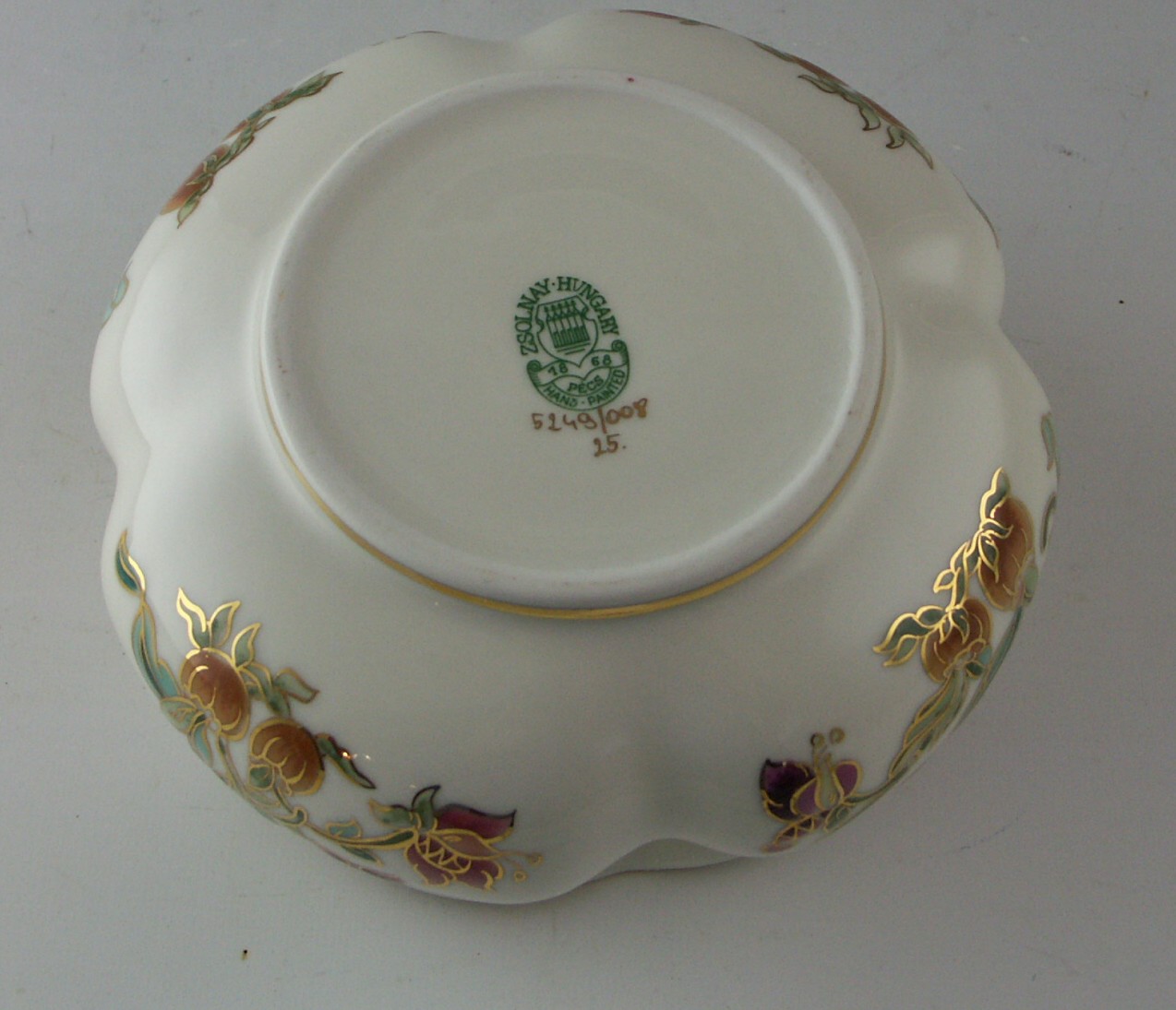 Zsolnay Pecs Porcelain Candy Bowl