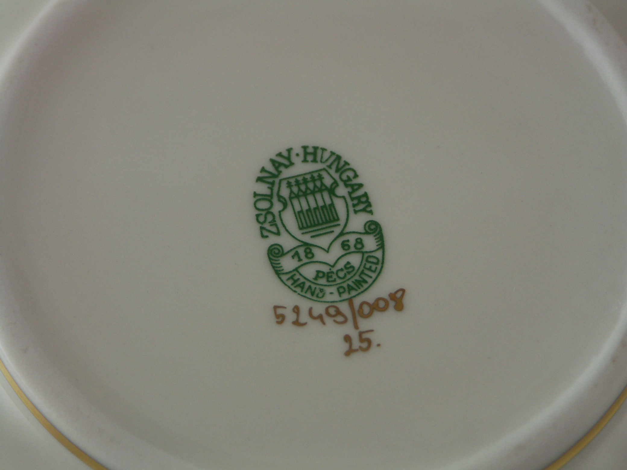 Zsolnay Pecs Porcelain Candy Bowl