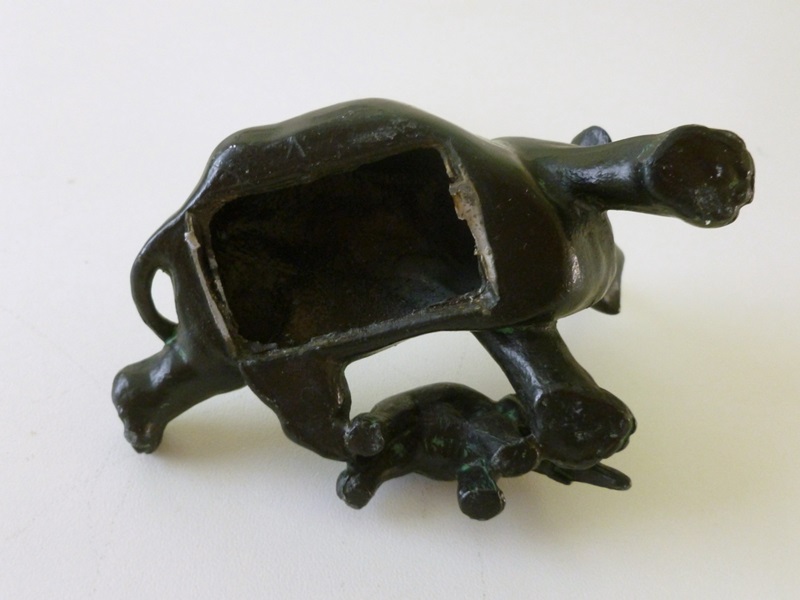 Vintage Cast Metal Elephants