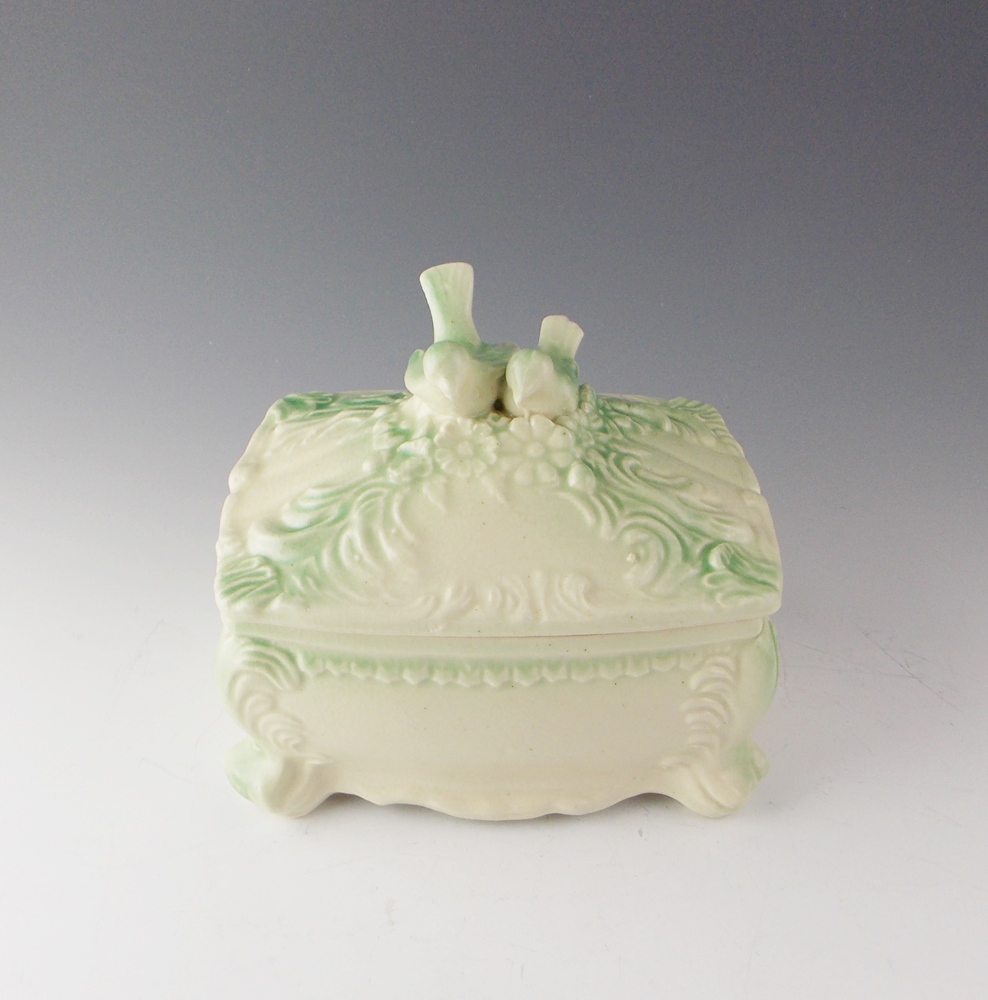 Antique Candy Dish with Birds