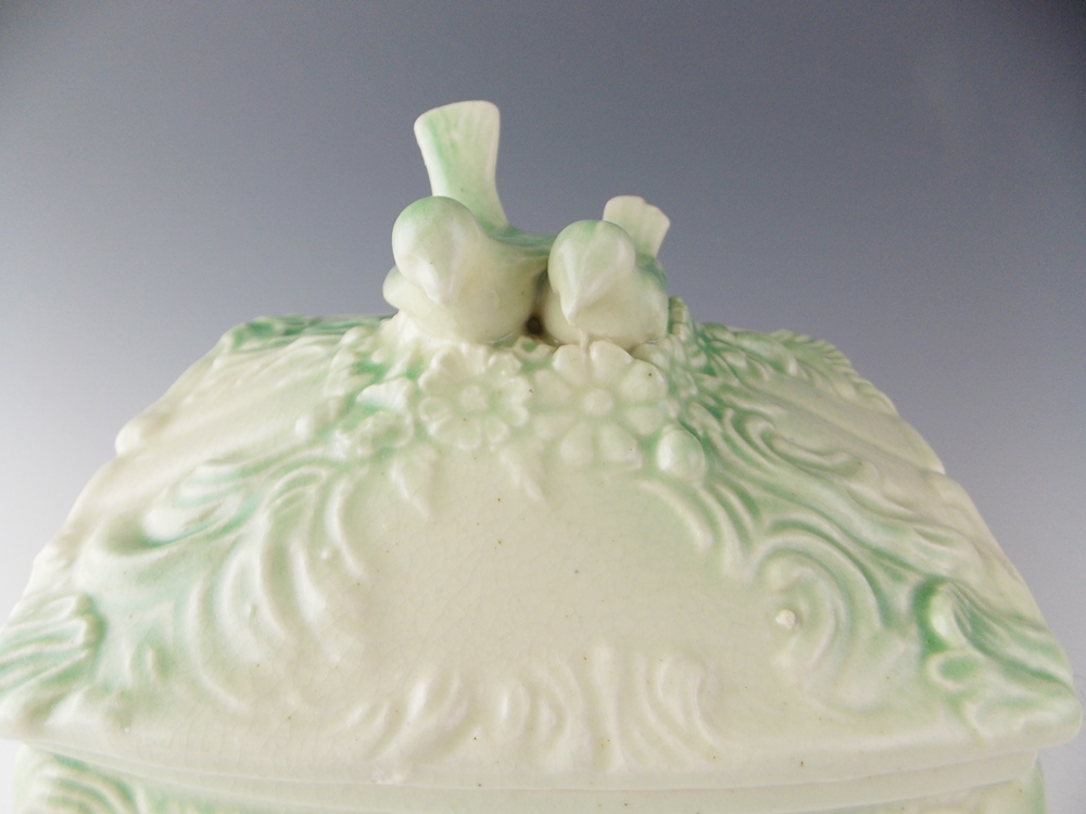 Antique Candy Dish with Birds