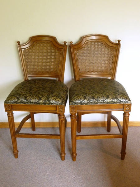 Pair of Tall Accent Chairs
