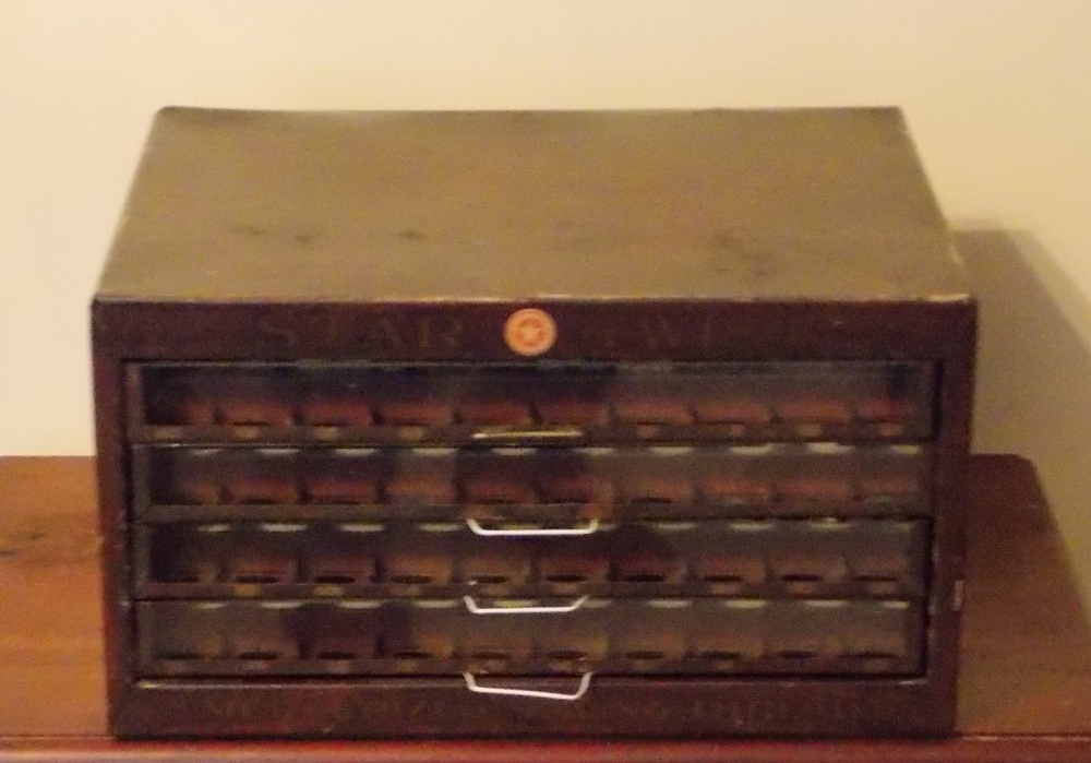 Antique Sewing Thread Box