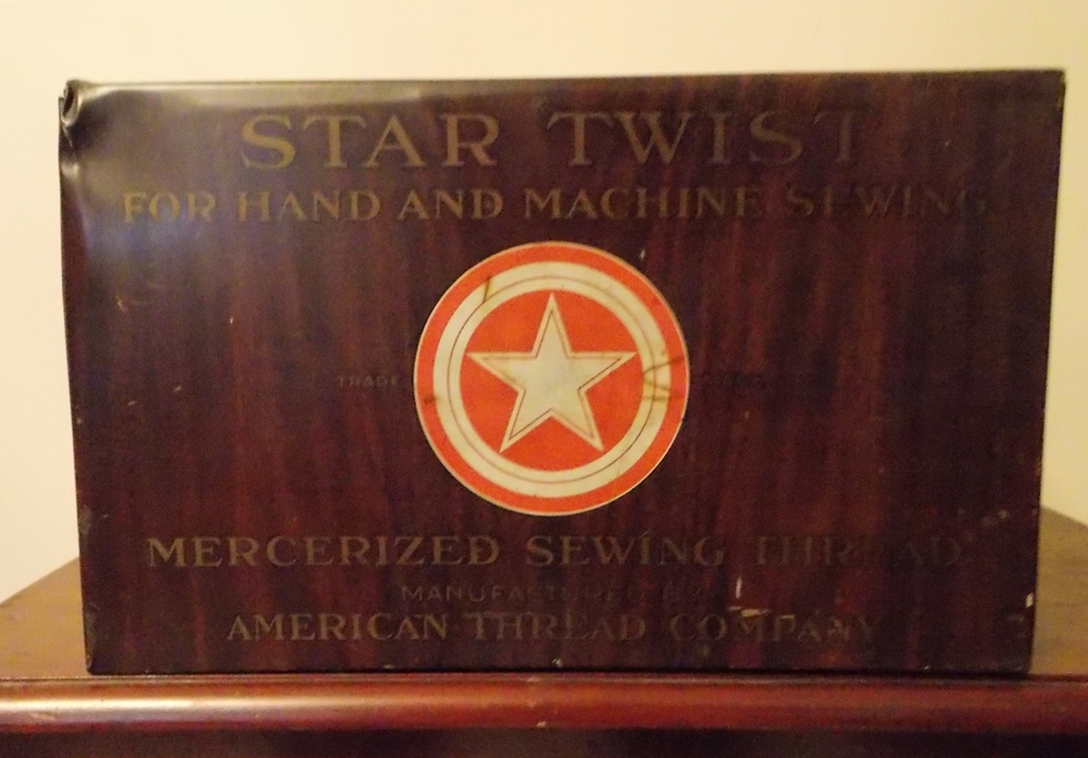Antique Sewing Thread Box
