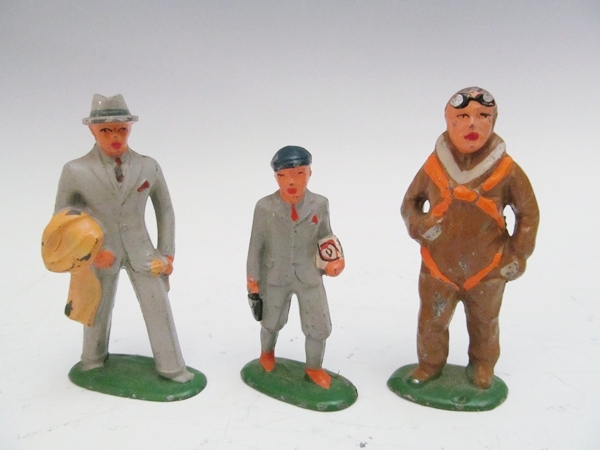 5 Antique Cast Metal Figurine /Toys