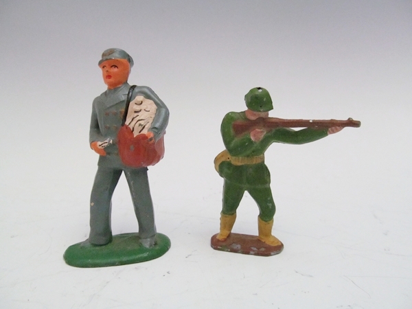 5 Antique Cast Metal Figurine /Toys