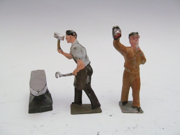 4 Antique Cast Metal Figurine /Toys