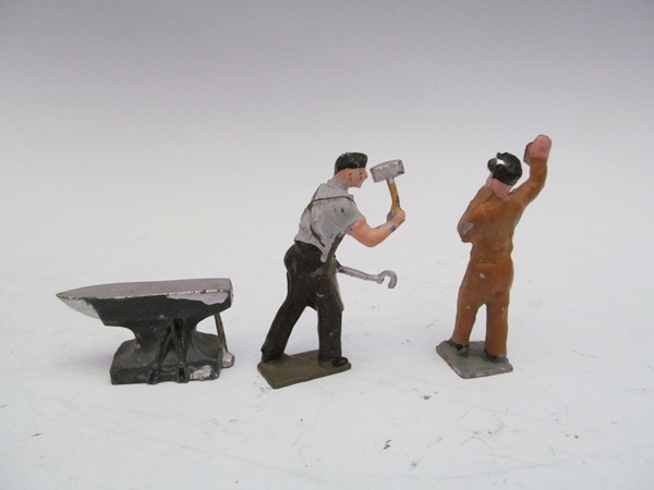 4 Antique Cast Metal Figurine /Toys