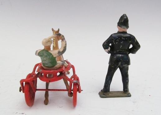 4 Antique Cast Metal Figurine /Toys