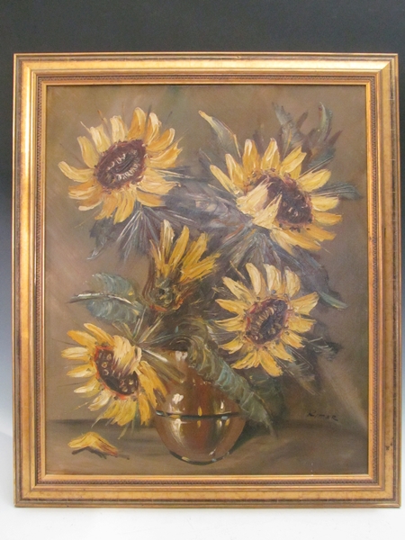 "Sunflower" Oil Painting by Ritter
