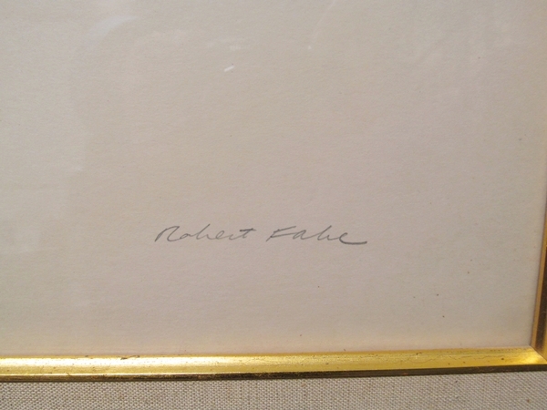Original Robert Fabe Drawing