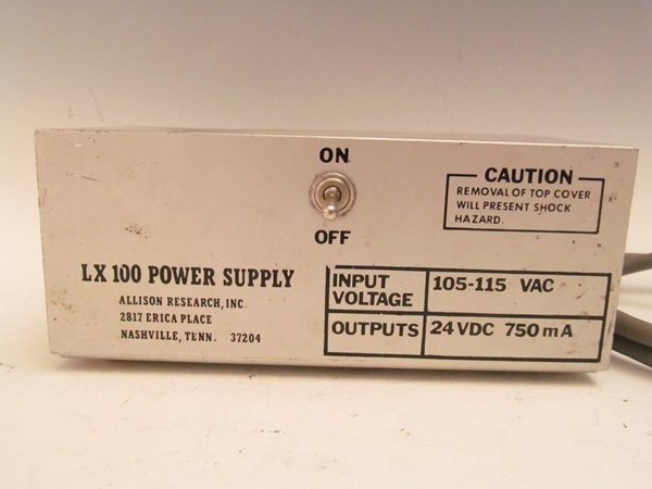 Allison Research LX100 Power Supply