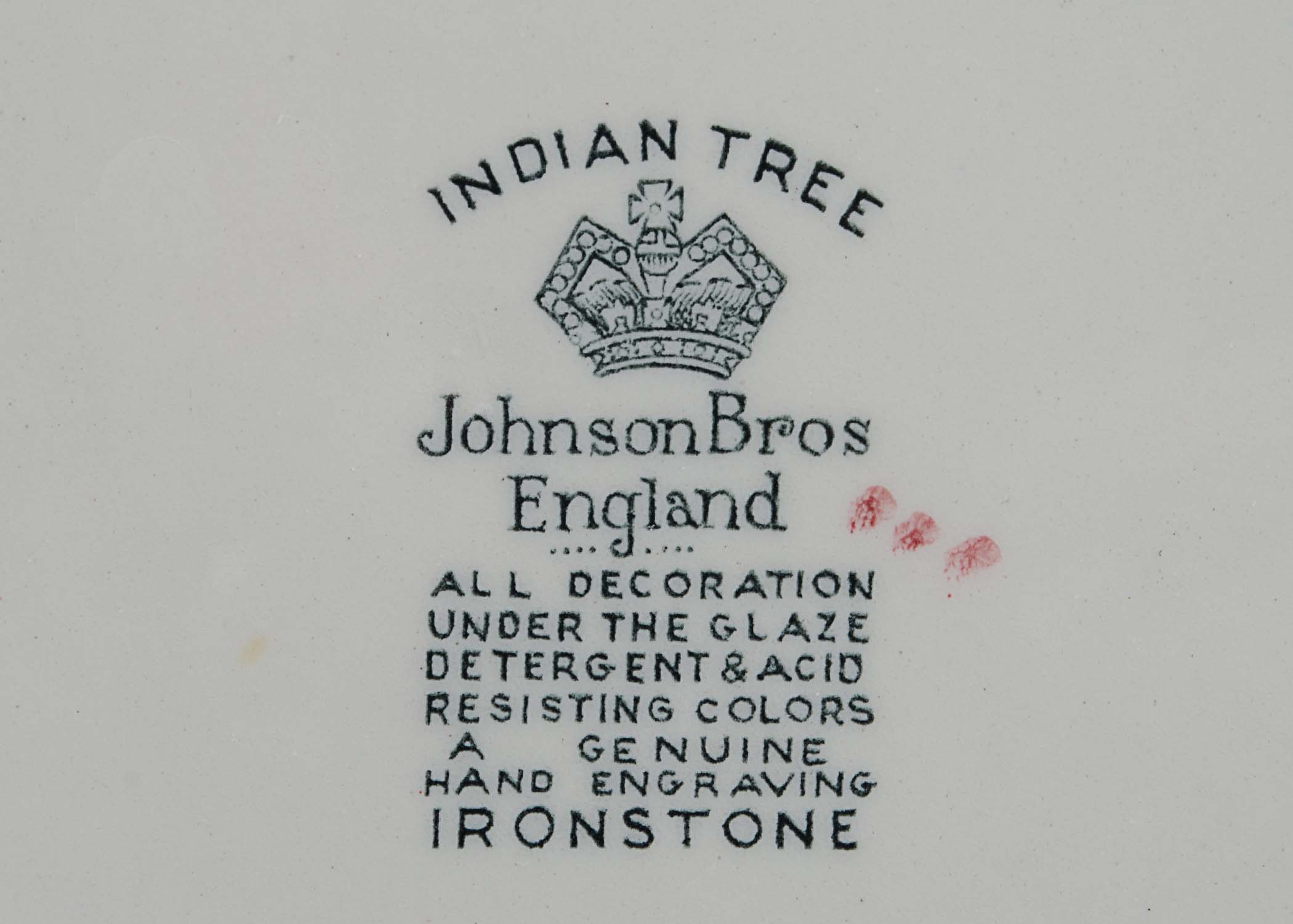 Johnson Bros. Indian Tree China Set