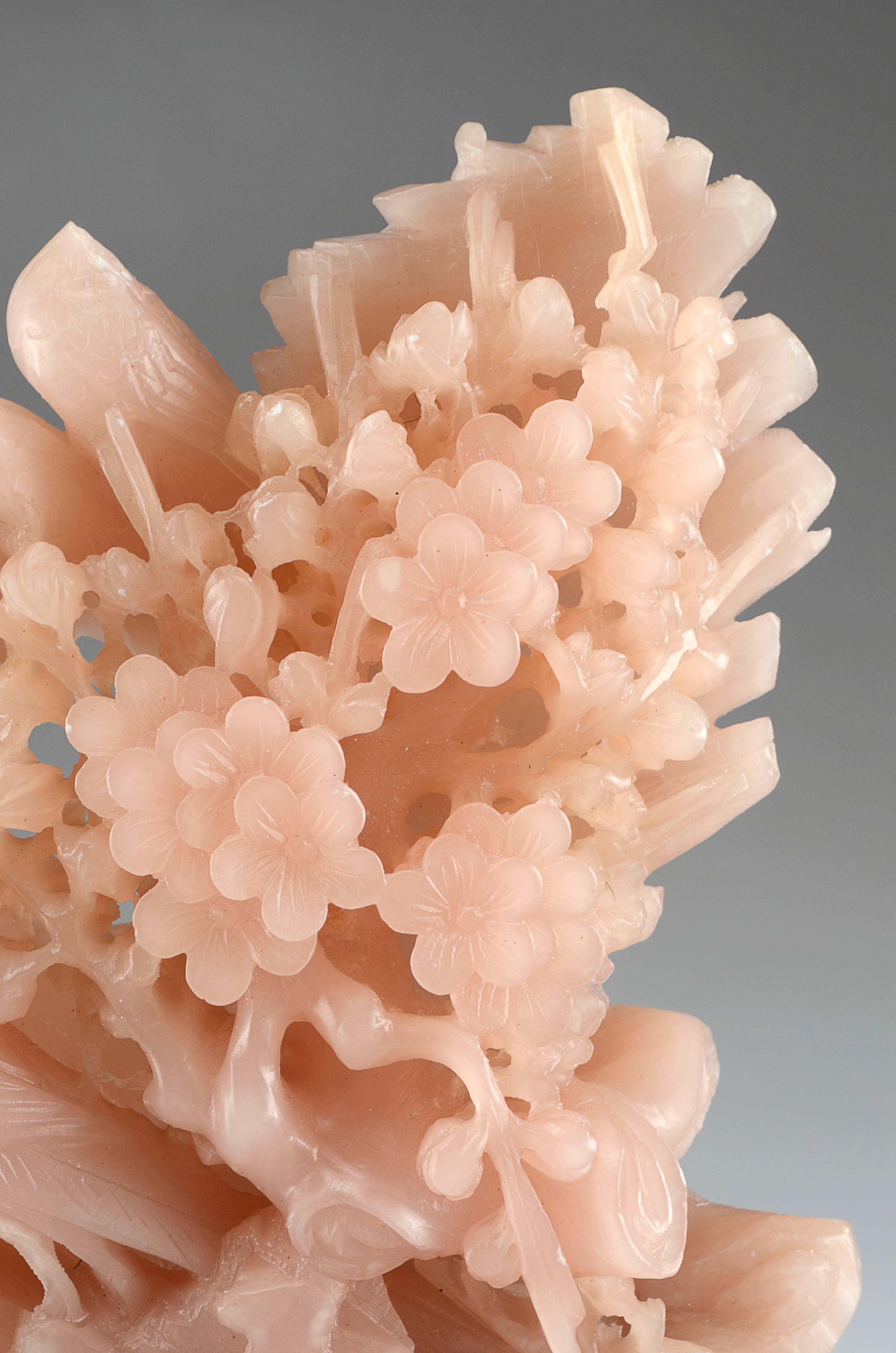 Pink Soapstone Sculpture