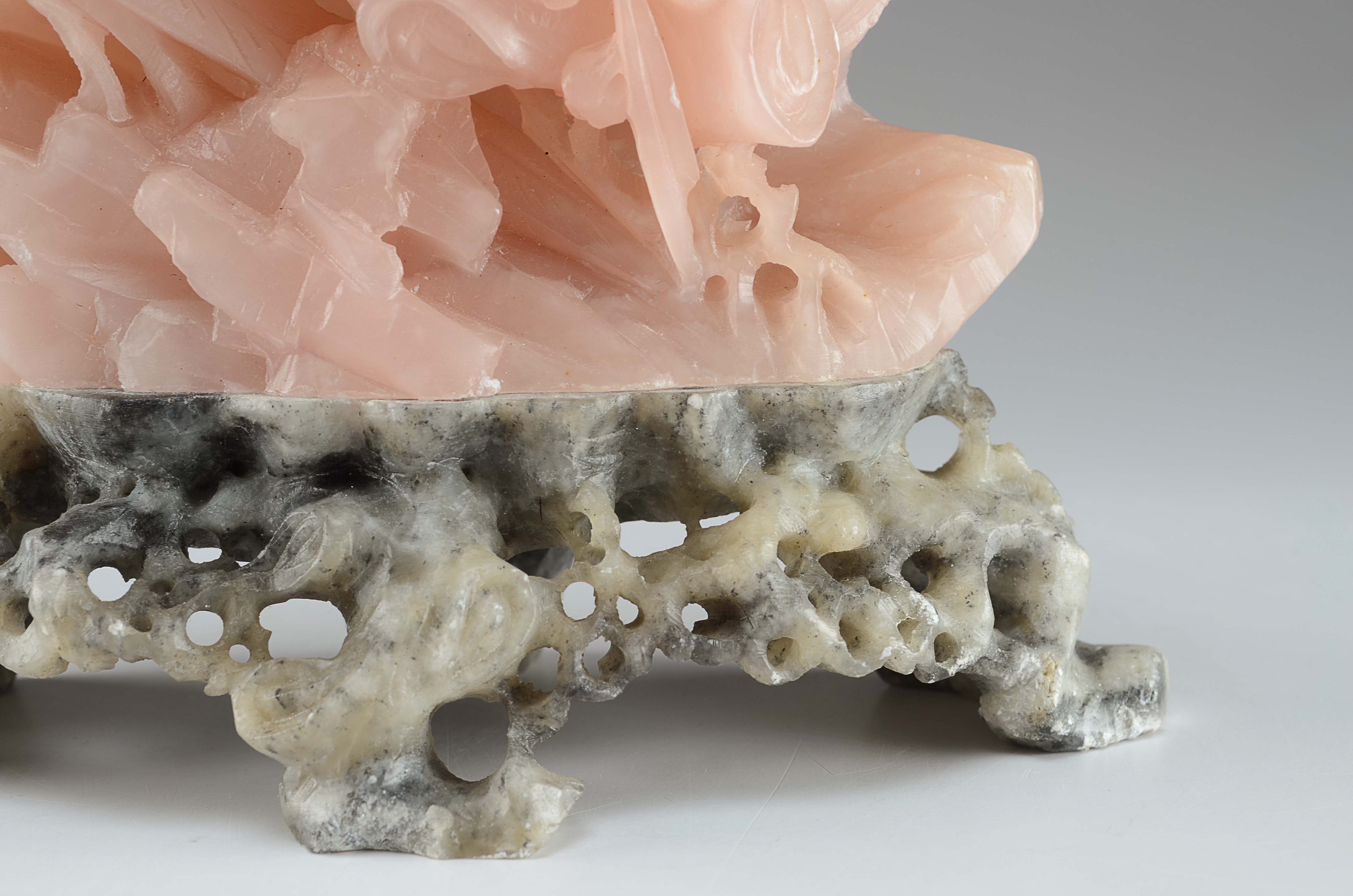 Pink Soapstone Sculpture