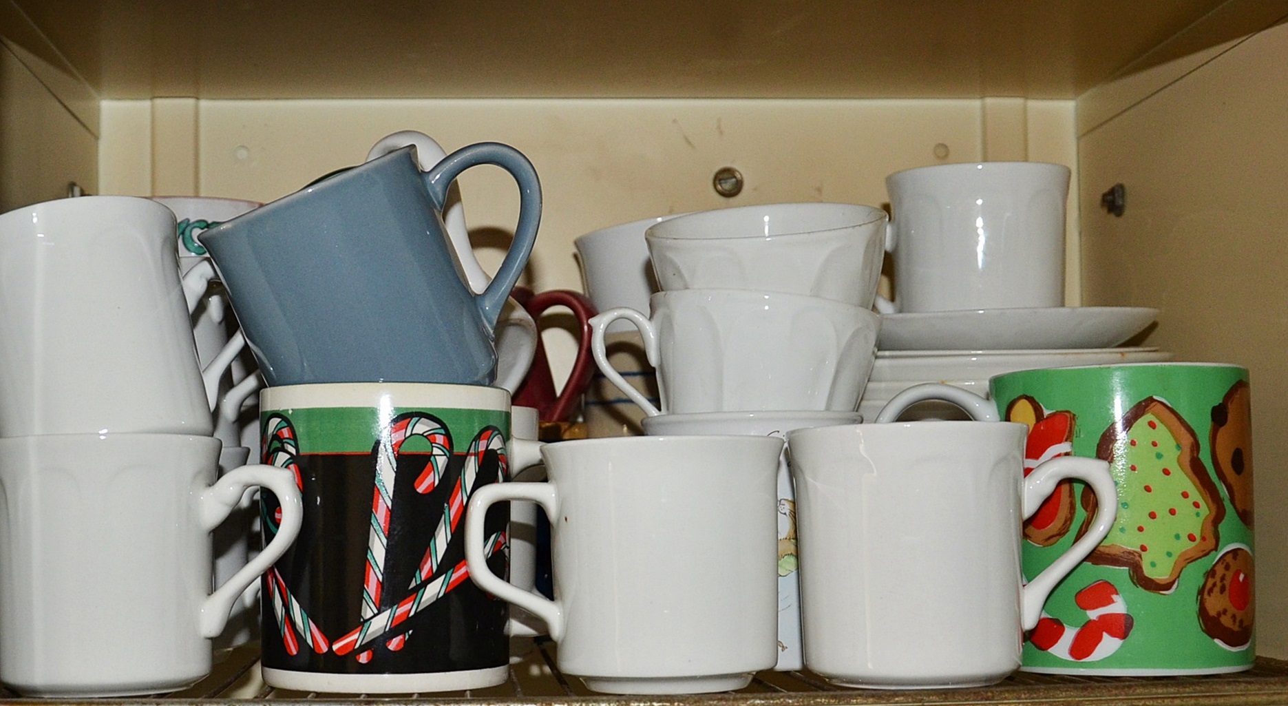 Generous kitchen clean-out.