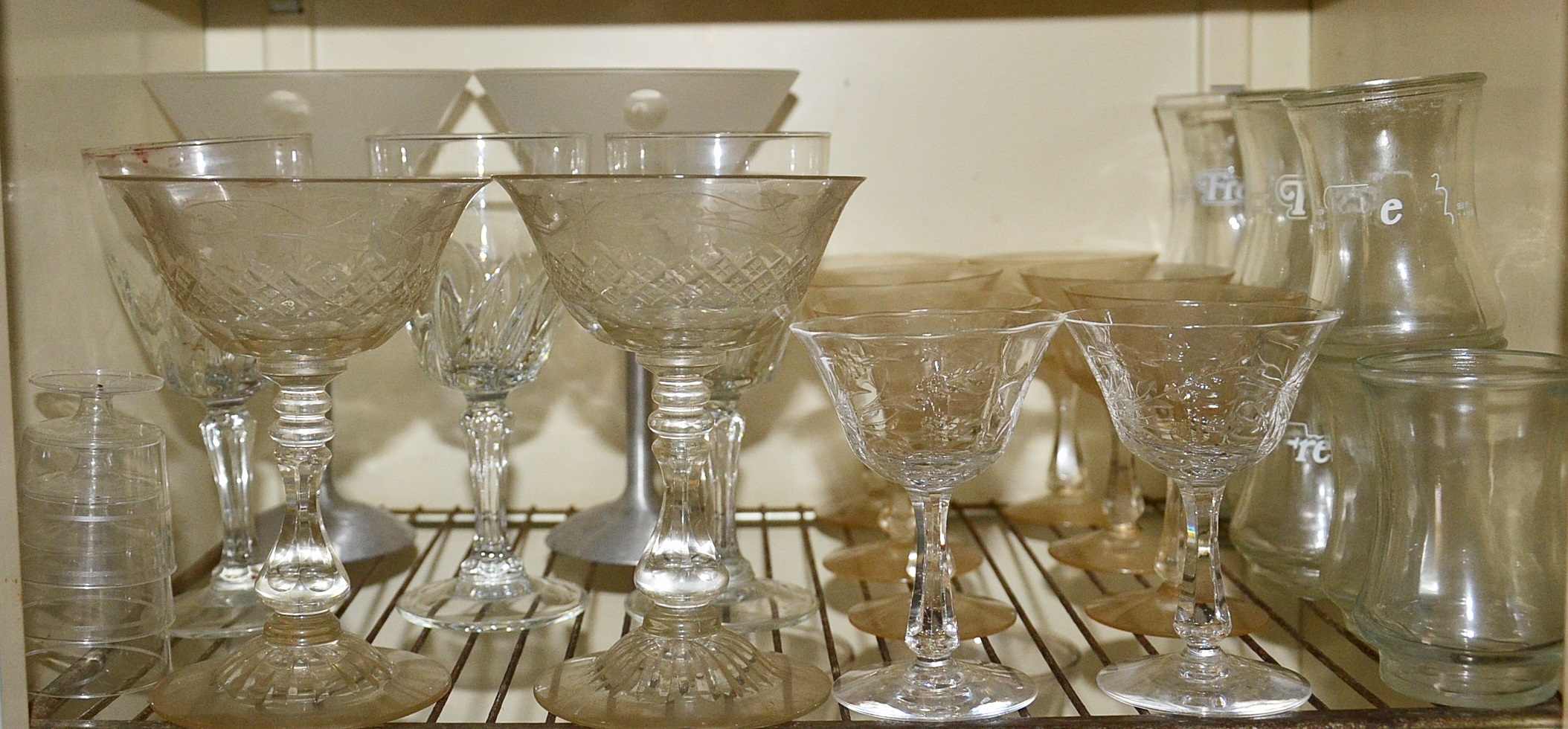 Generous kitchen clean-out.