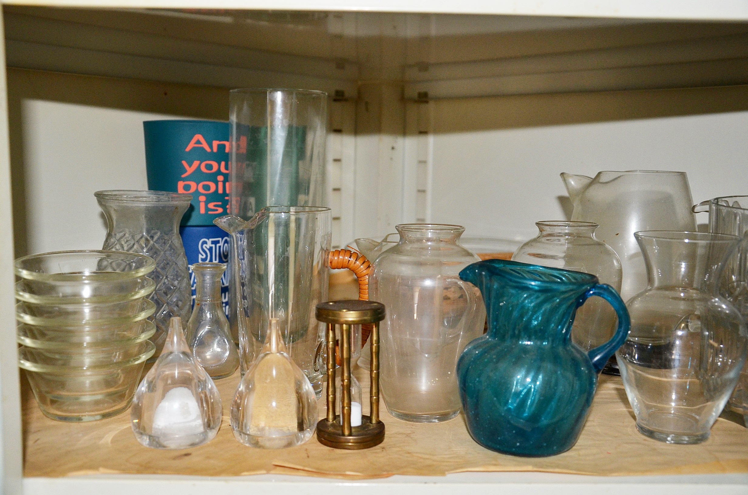 Generous kitchen clean-out.