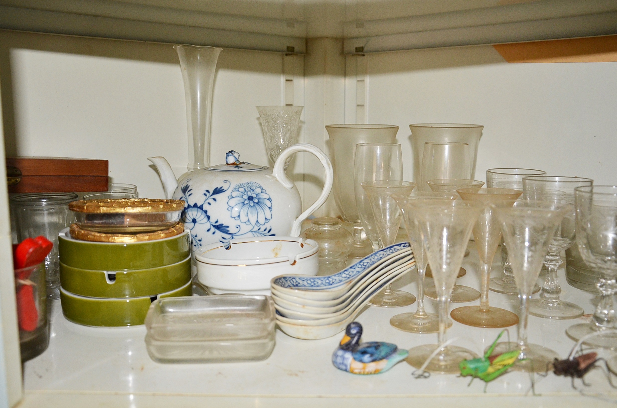 Generous kitchen clean-out.