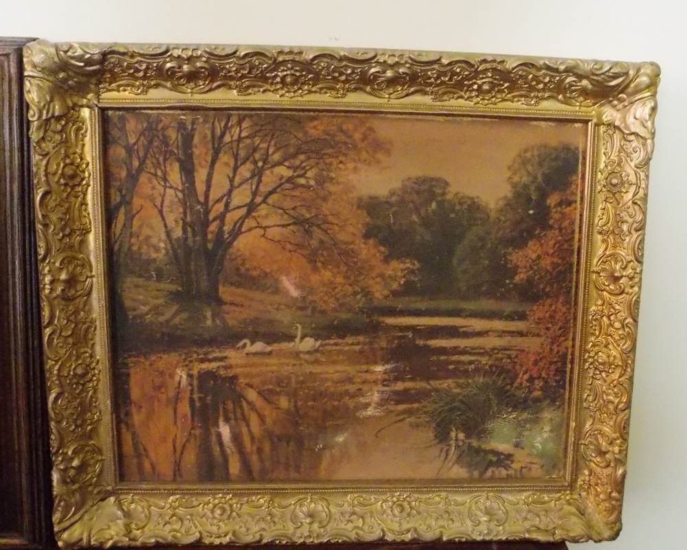 3 Vintage Framed Reproduction Prints