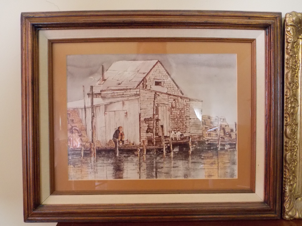 3 Vintage Framed Reproduction Prints