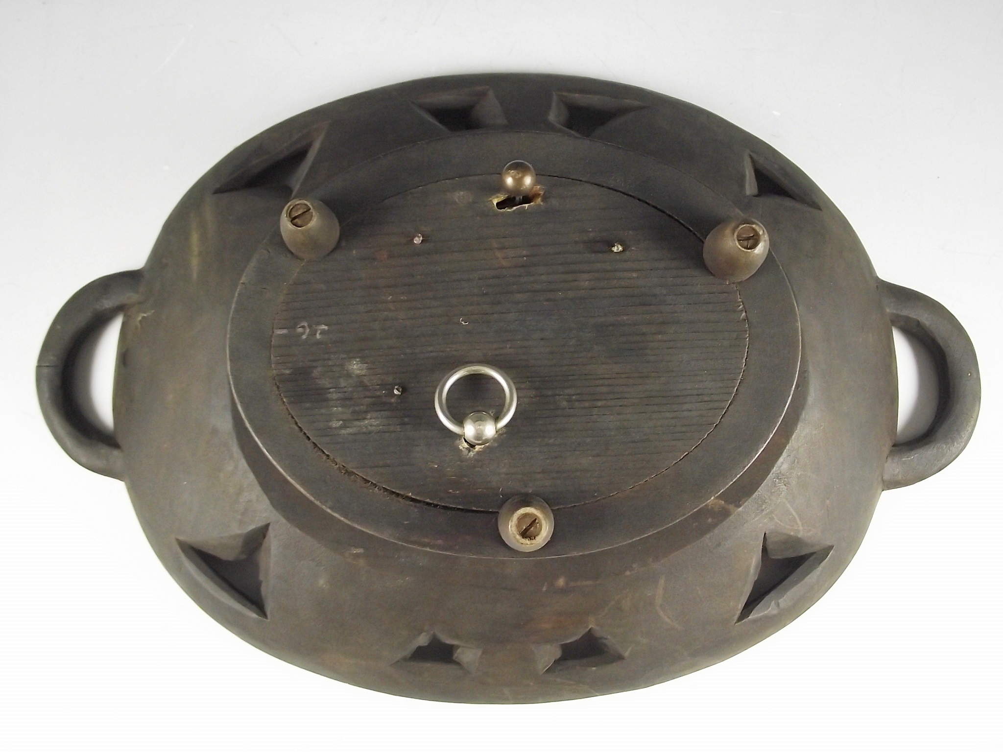 Two vintage music boxes.